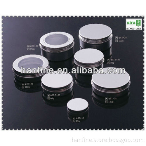 various capacity aluminum jar for facial cream,frost cream,blusher